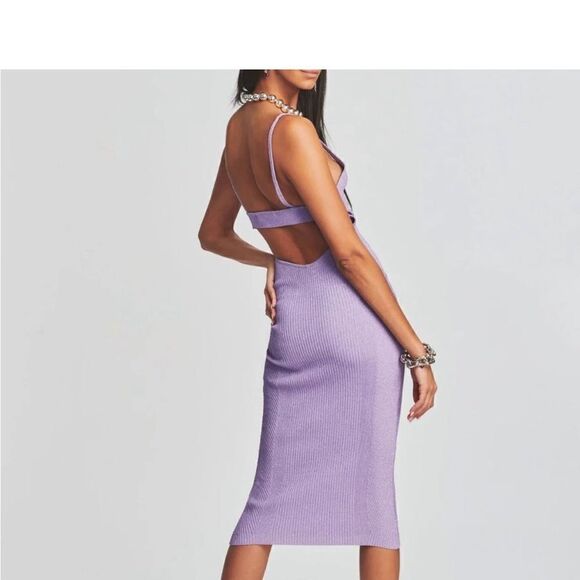 Retrofete AMSTER Rib Knit Glitter Dress Medium NWT $798 - Picture 4 of 10